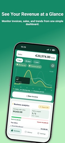 Invoice Maker: Chat & Scan iPhone screenshot