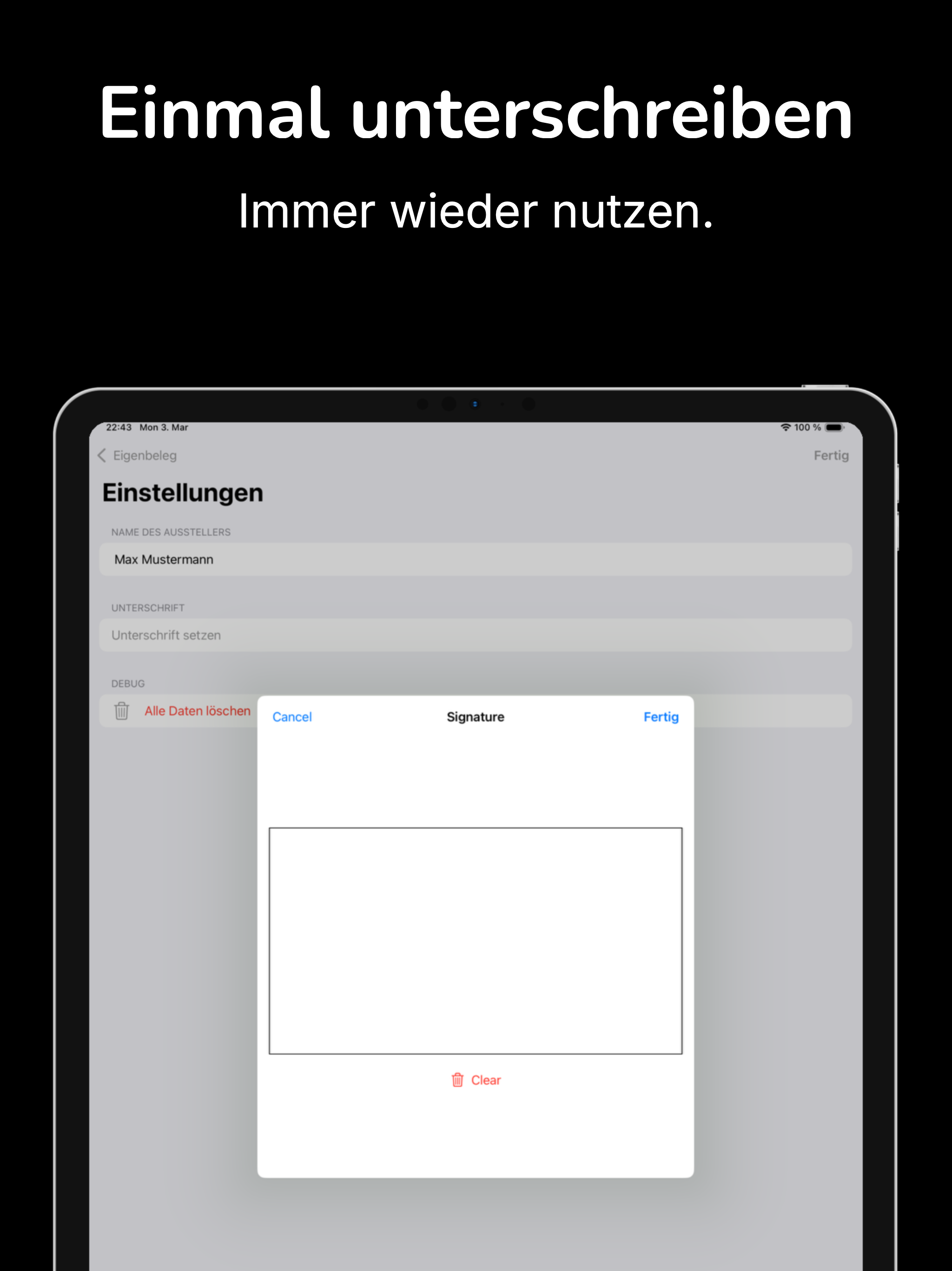 Eigenbeleg Erstellen
