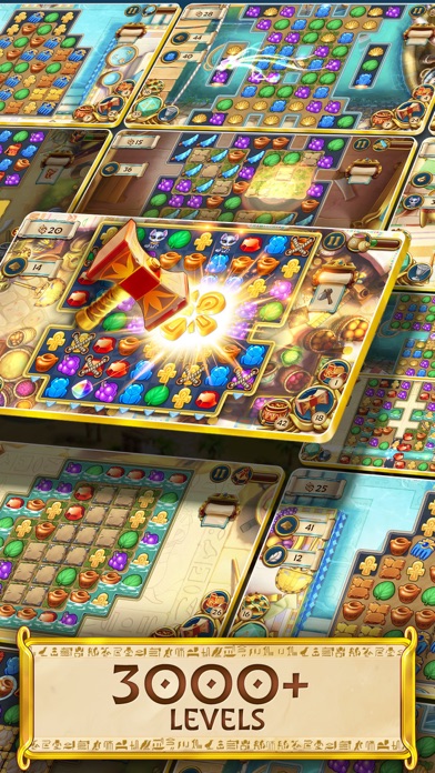 Jewels of Egypt・Match 3 Puzzle Screenshot