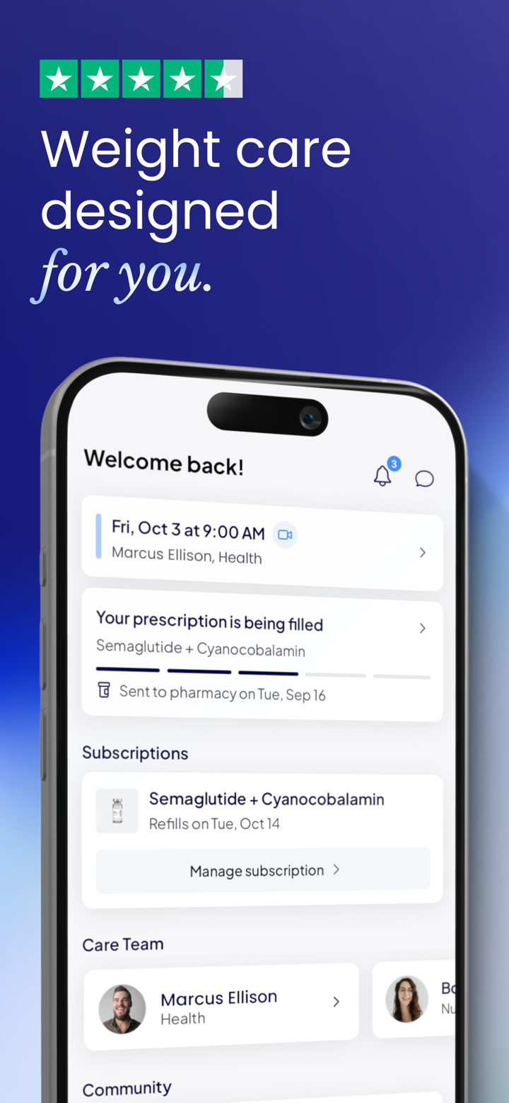 Mochi Health: Weight Loss Care screenshot 1