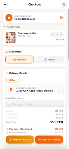 Addis Bakes iPhone screenshot