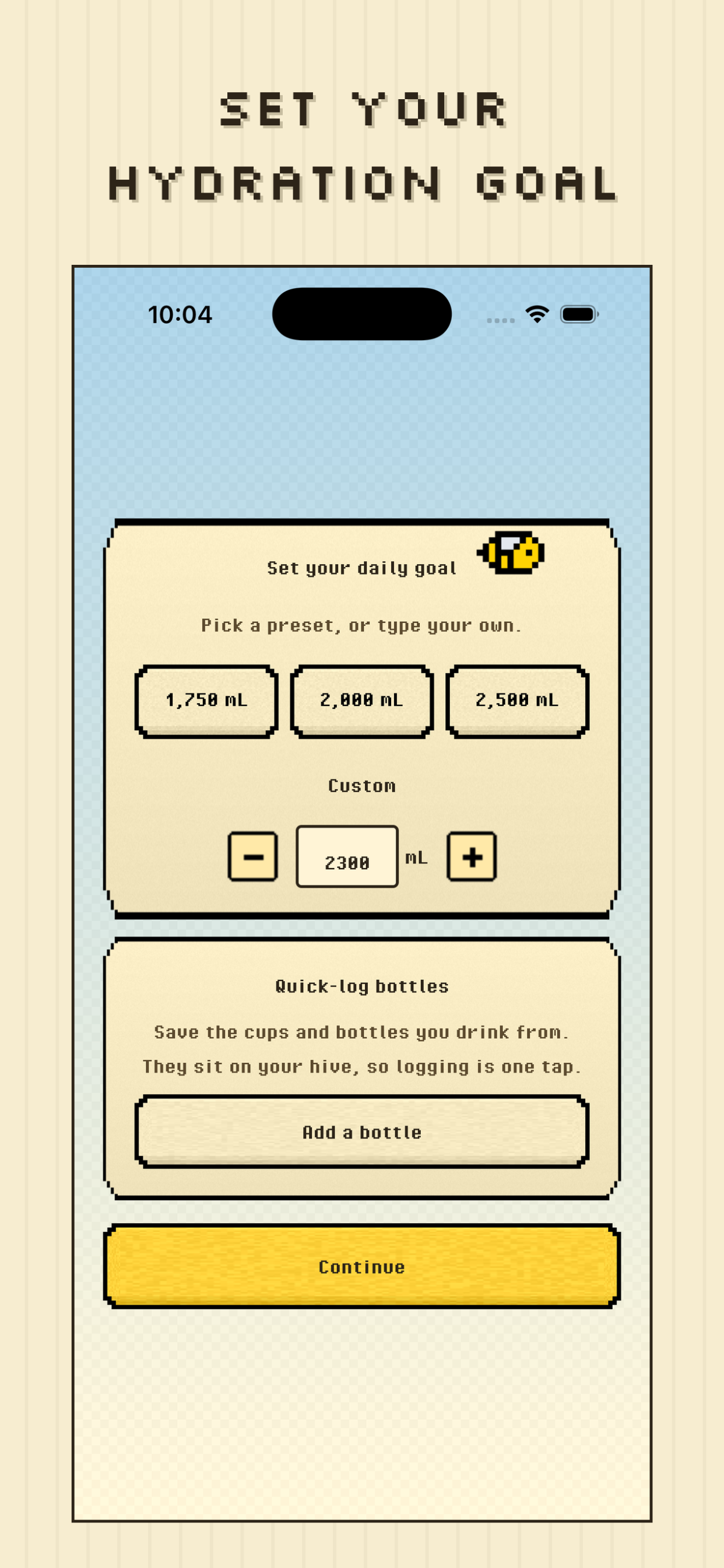 WaterBee: Hydration Tracker screenshot 2