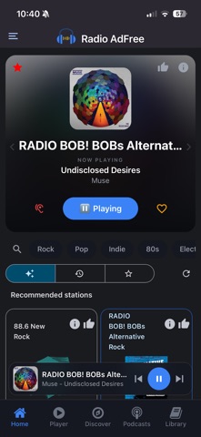 Radio Adfree Screenshot 2 of 10