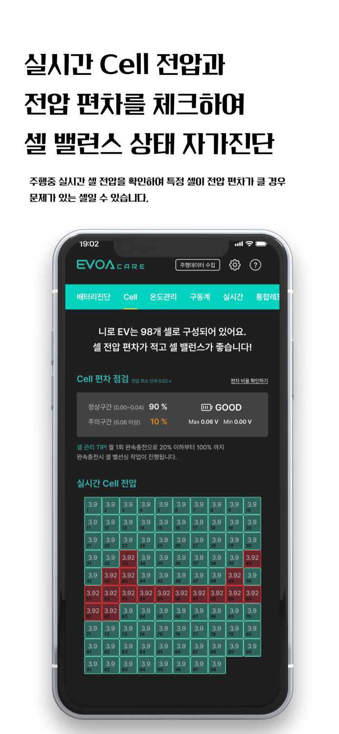 이보아 EVOA - OBD 전기차 배터리 진단 스캐너