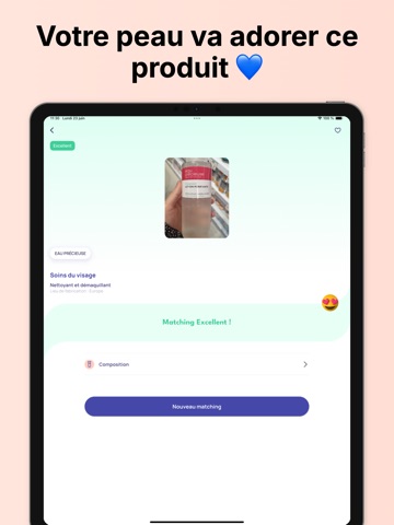 SkeenFit : Scan Cosmétique iPad screenshot