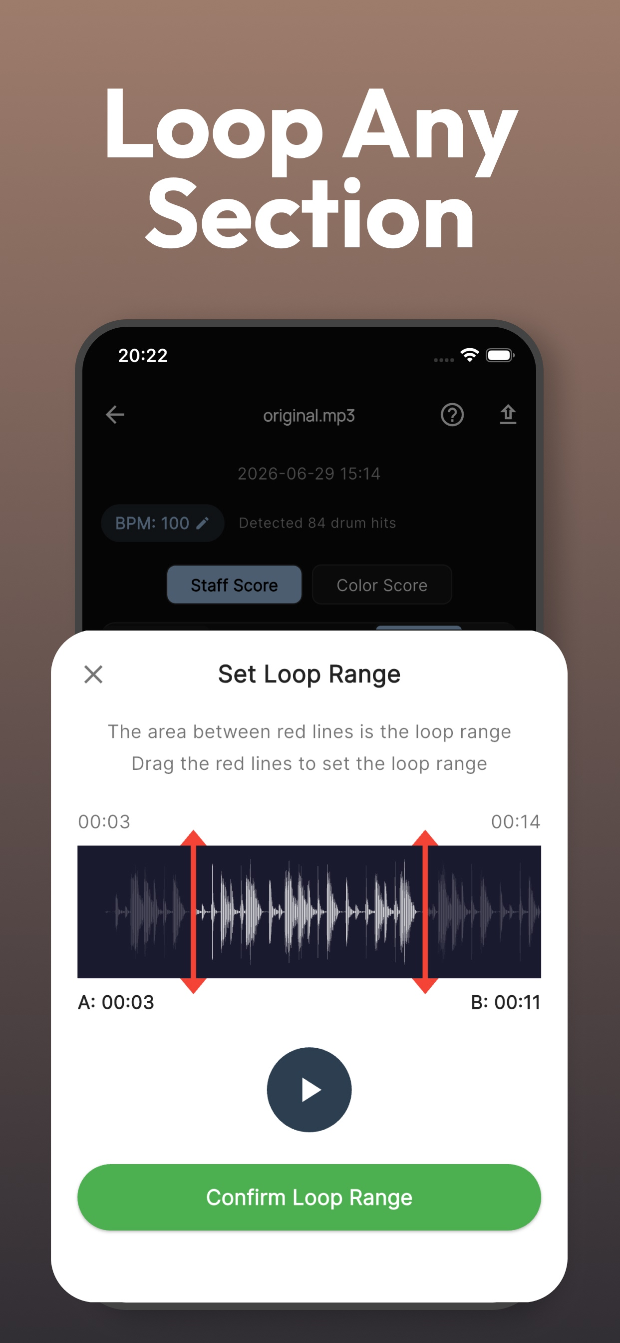 Drum Snap: Music to Drum Score screenshot 4