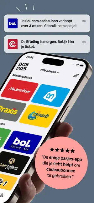 DasPas - Klantenpassen app screenshot 2