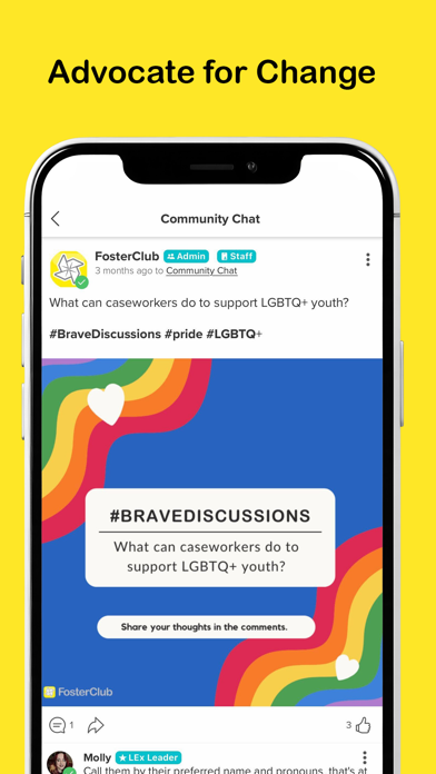 FosterClub iPhone screenshot 4 - Social Networking app