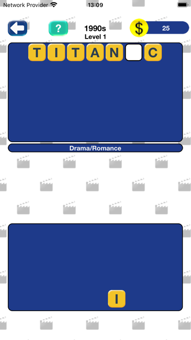 WordFlix - The Movie Word Game Screenshot