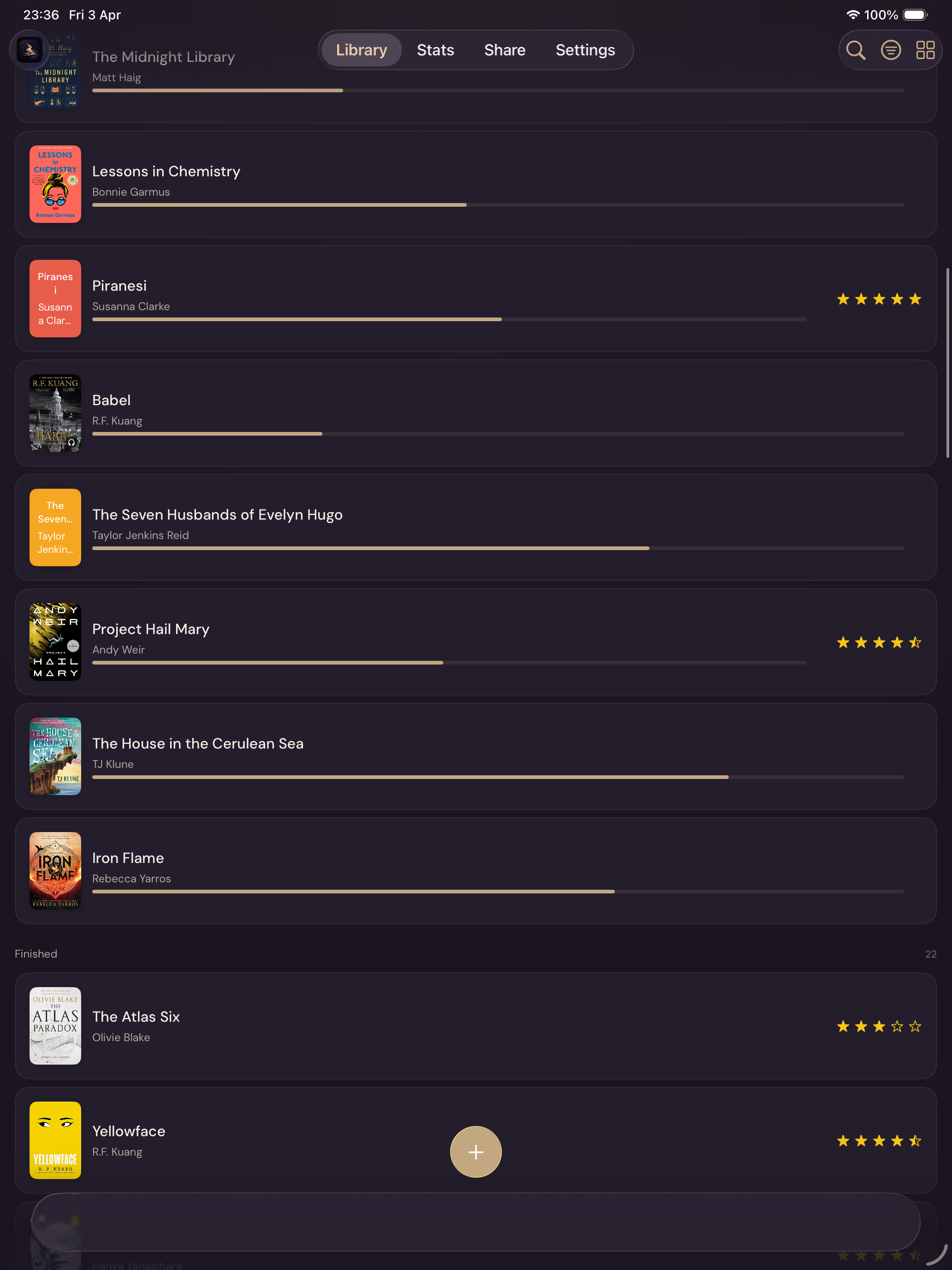 Lamplit - Reading Tracker screenshot 20
