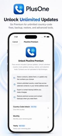 PlusOne - Country Code Fix Screenshot 9 of 10