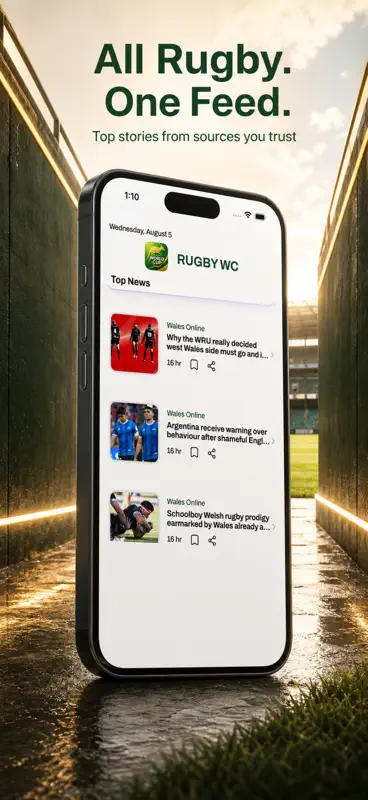 Rugby World Cup News screenshot 1 of 6