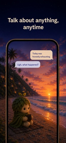 Orbi AI: Chat, Listen, Unwind iPhone screenshot