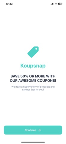 Koupsnap screenshot