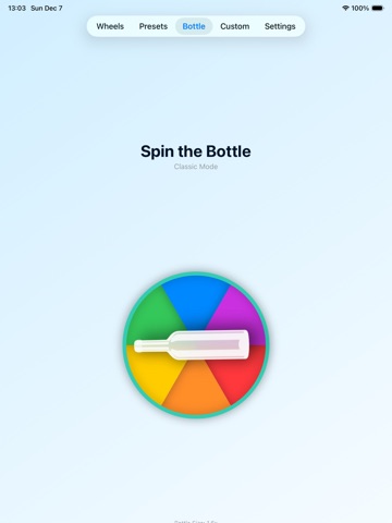 Spin Bottle: Wheel & Picker iPad screenshot