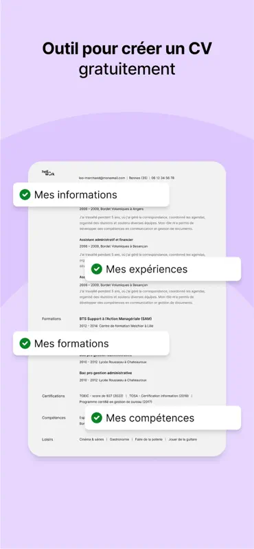 Hellowork : Recherche d'Emploi screenshot 5 of 9