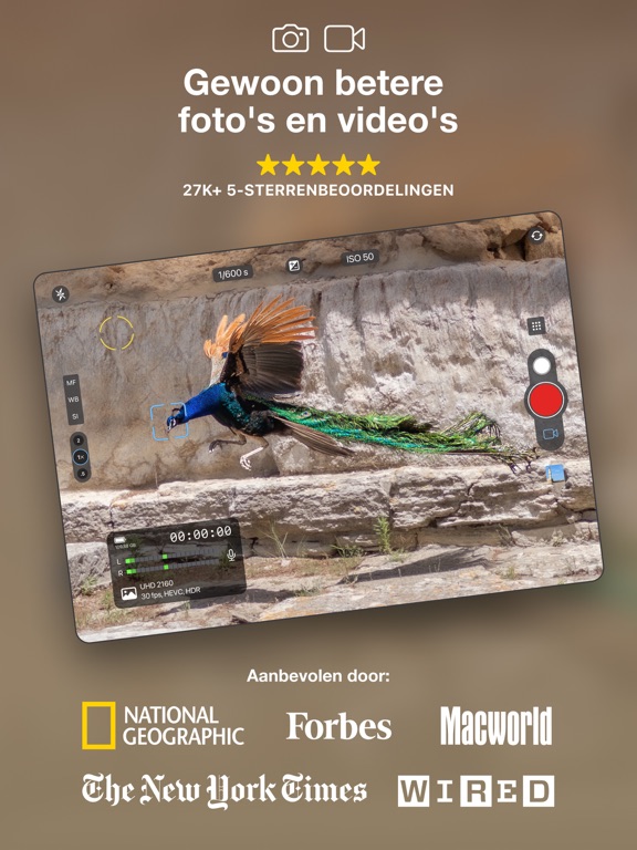 ProCamera RAW & HDR Camera App iPad app afbeelding 2