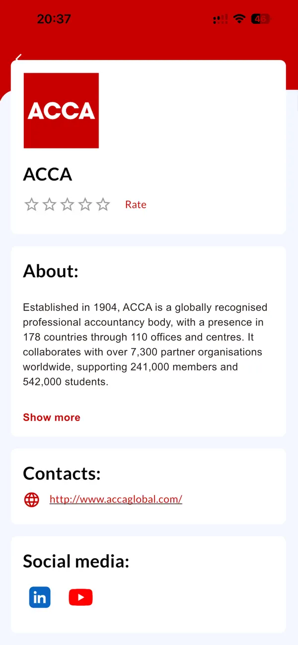 Screenshot #3 pour ACCA Events 2026