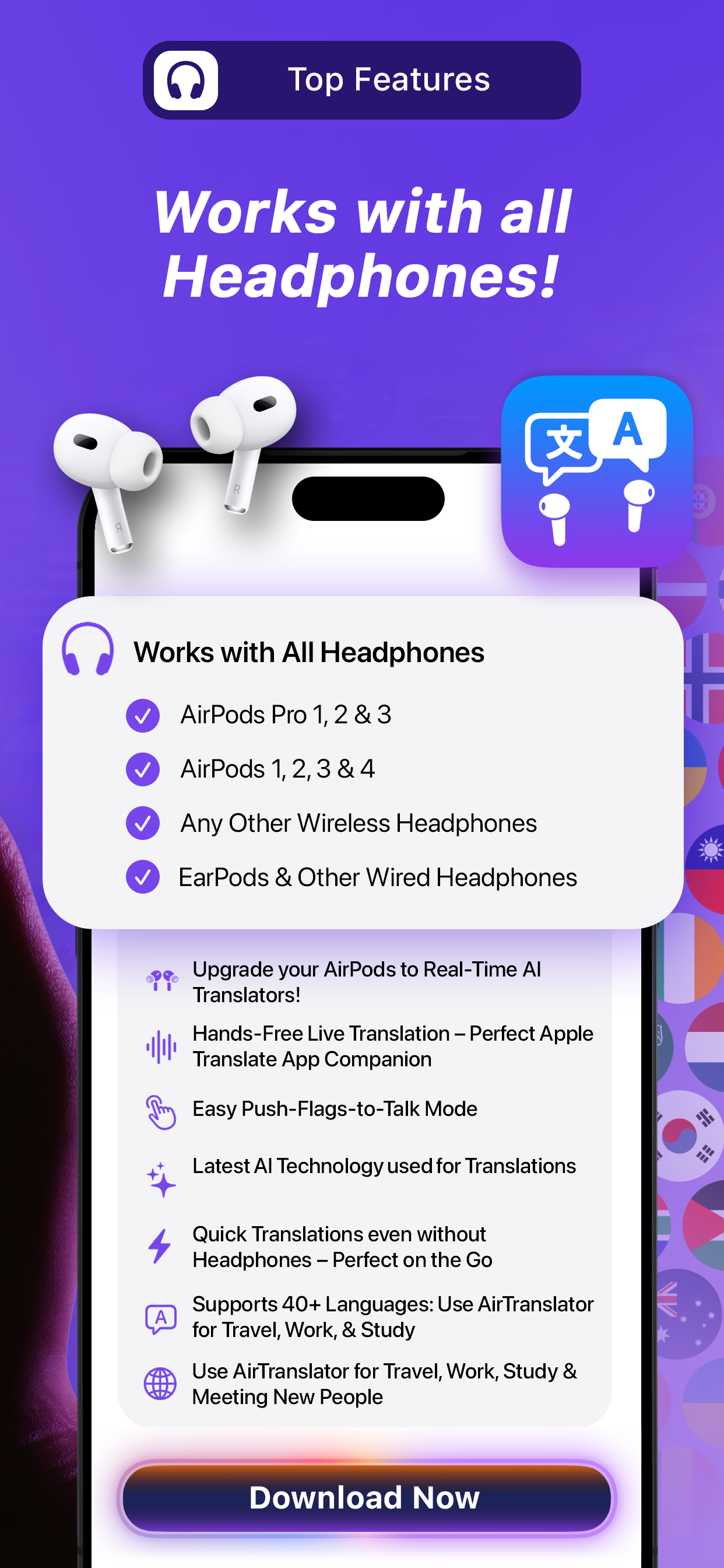 AirTranslator AirPod Translate