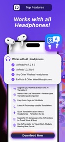 AirTranslator AirPod Translate screenshot
