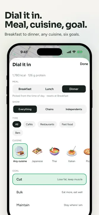 Eatline: Restaurant Macros screenshot 6