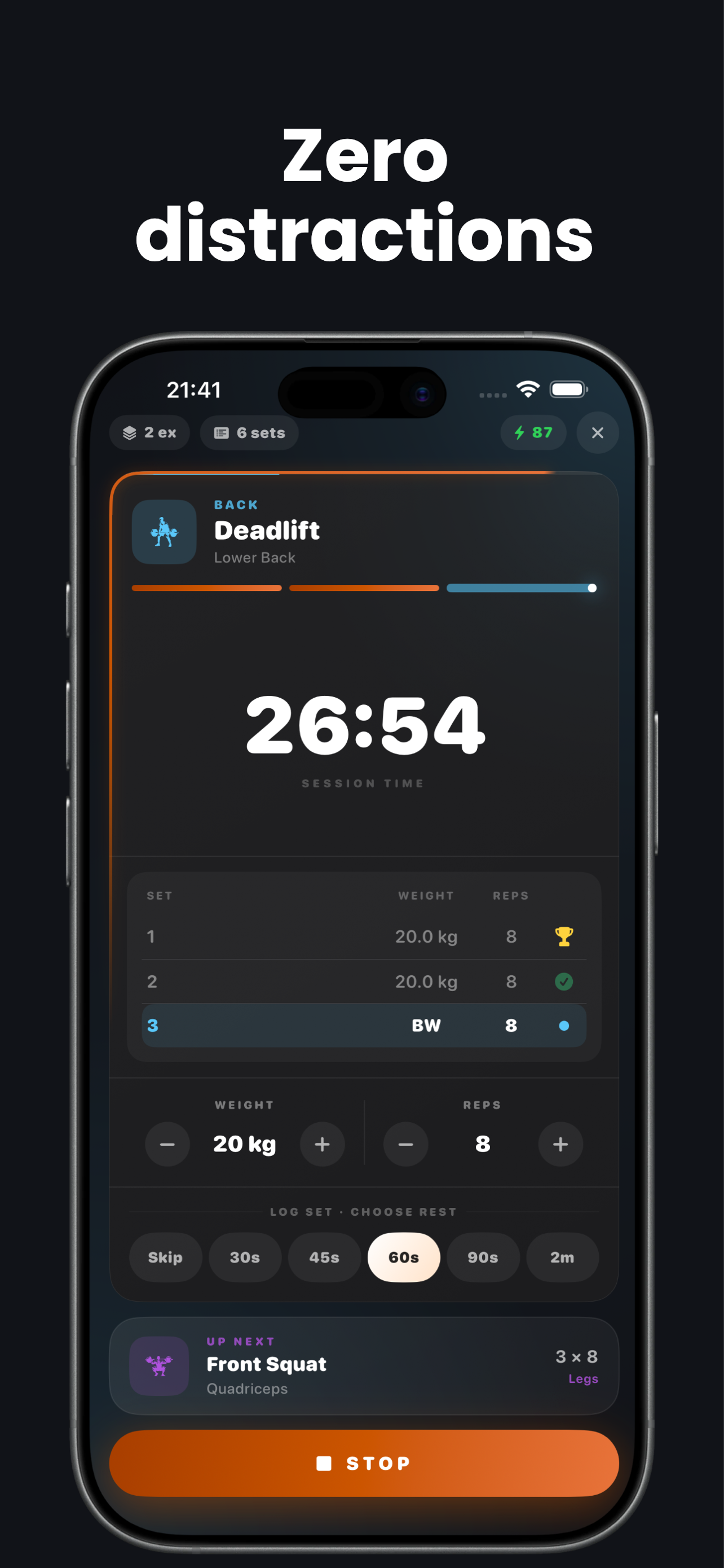GymLock: Focus & Train. screenshot 3