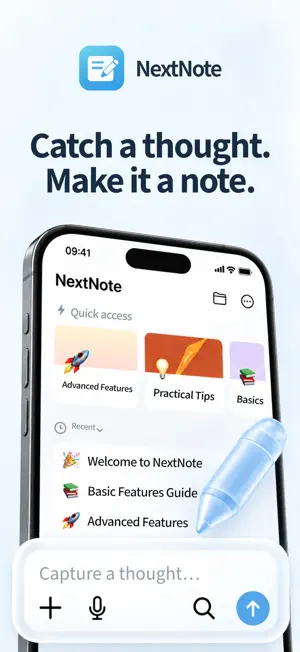 NextNote: Notes & AI Writing screenshot 1