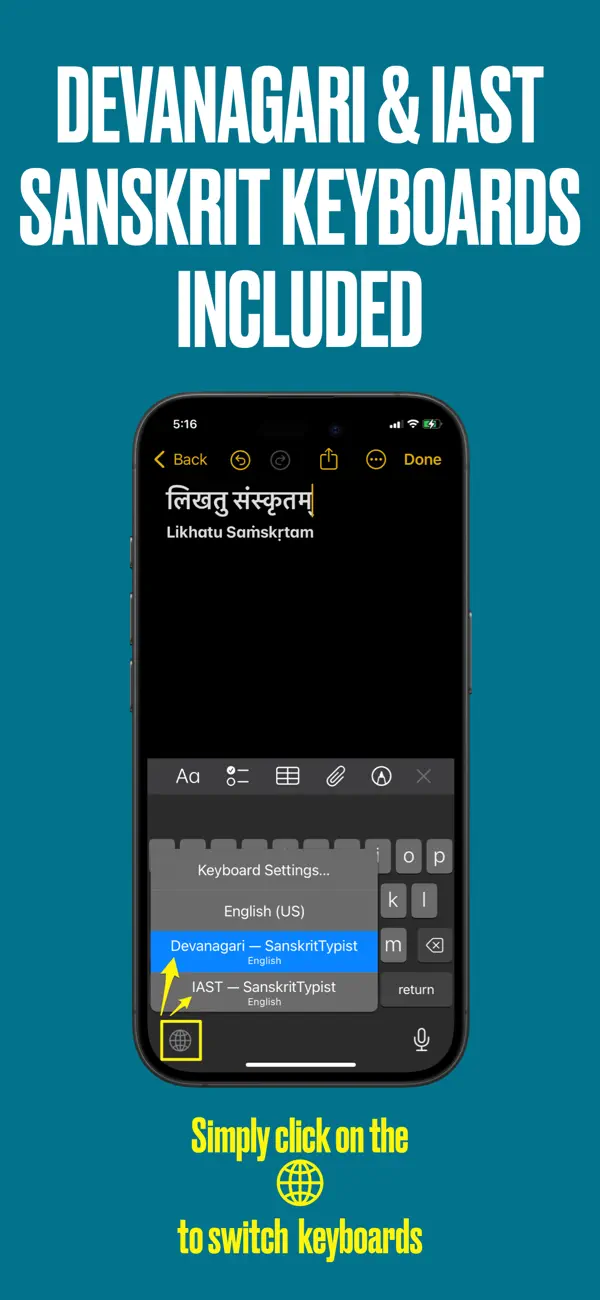Screenshot #2 pour SanskritTypist