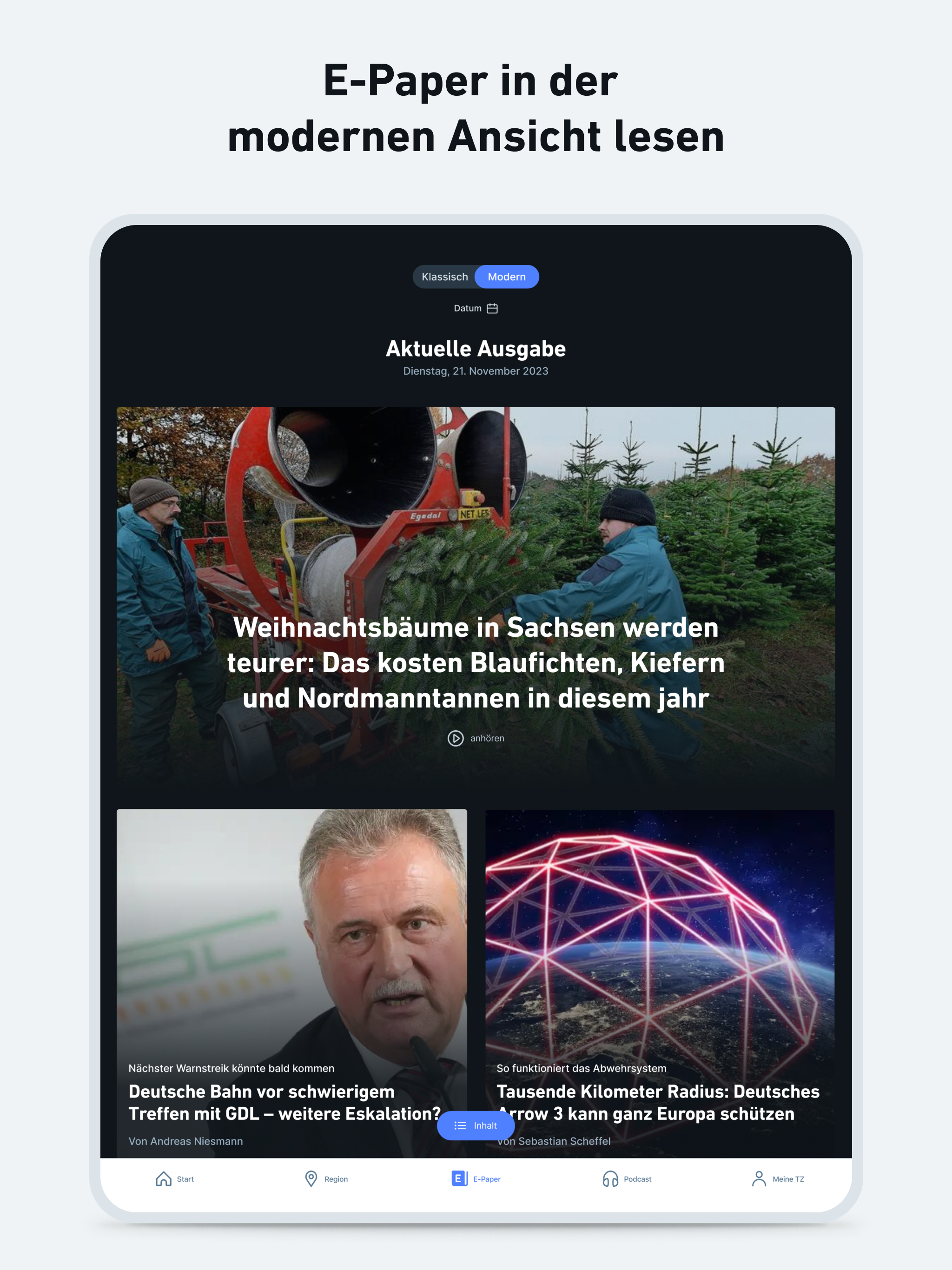 TZ - Nachrichten und Podcast screenshot 14