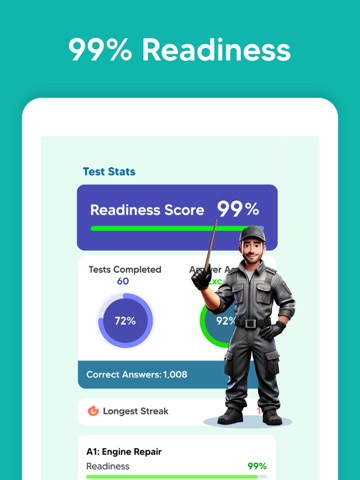 ASE Test Prep Auto Exam 2026 iPad screenshot