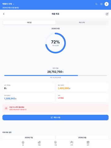 사짱 - 소상공인 매장관리 iPad screenshot