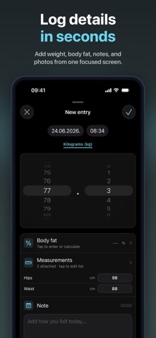 Weyt: Weight Tracker & BMI Log Screenshot 7 of 9