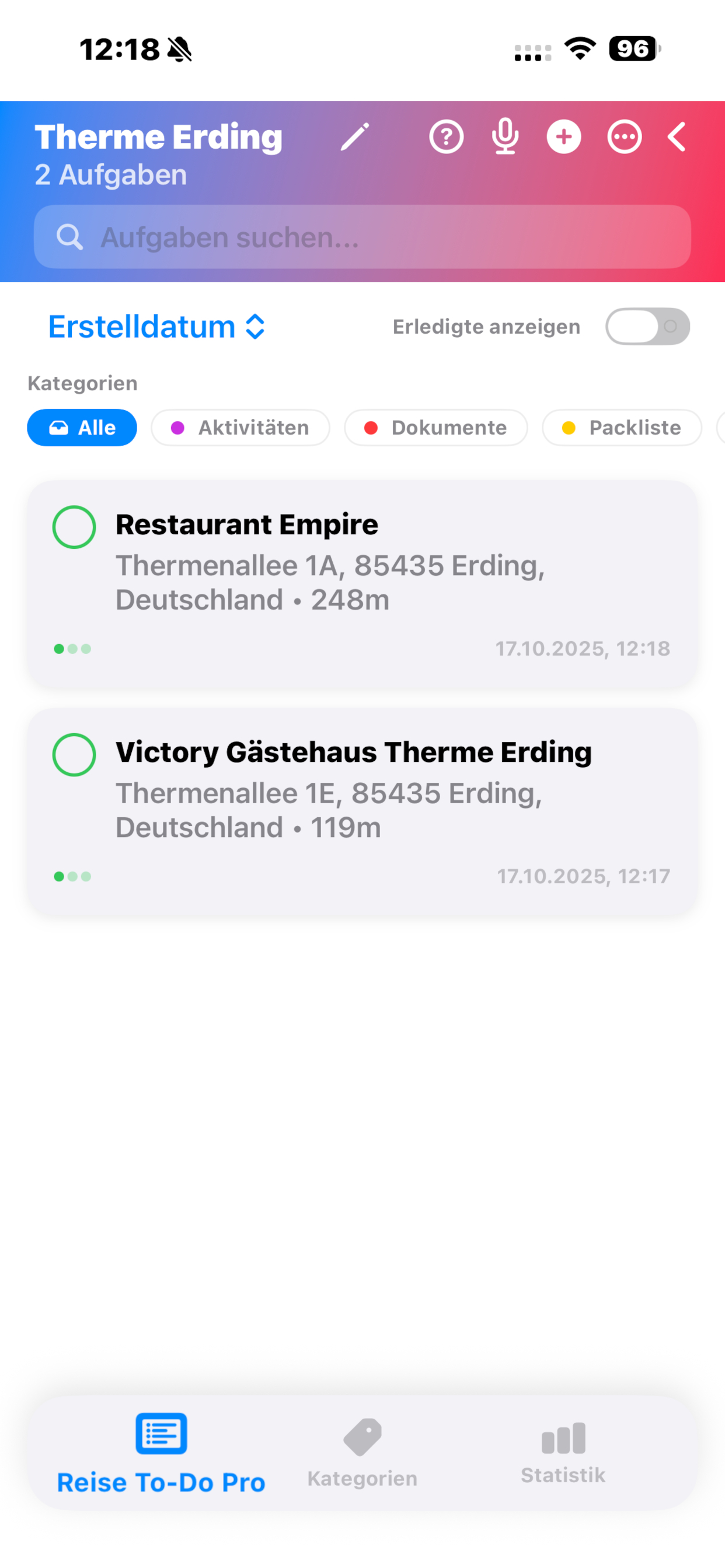 Travel To-Do Pro screenshot 5