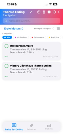Reise To-Do Pro screenshot