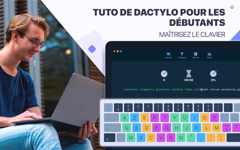 Screenshot #1 pour Master of Typing: Mon Clavier