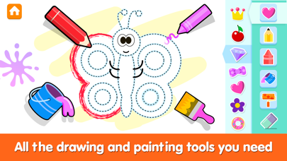 Coloring and Drawing Games Screenshot