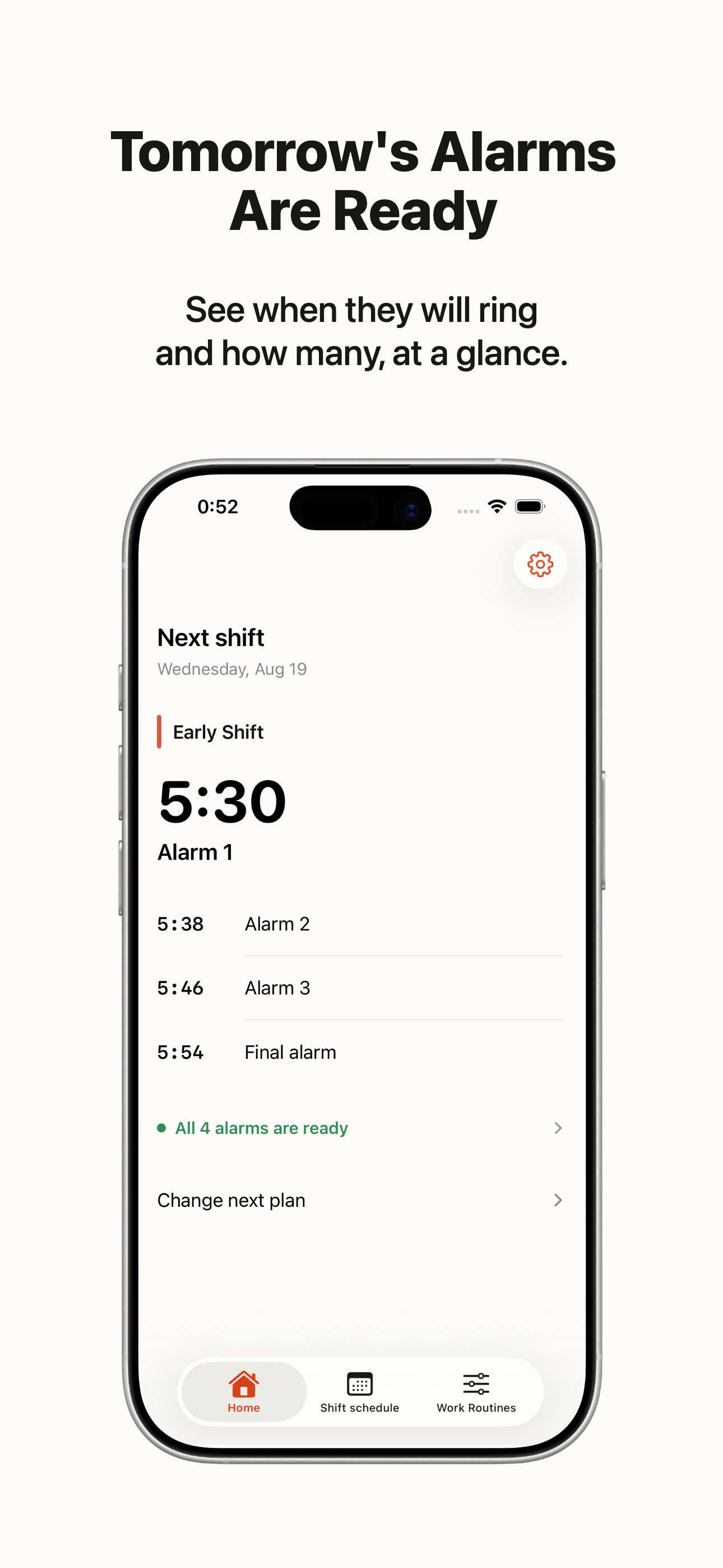 ShiftSet - Shift Work Alarm screenshot 4