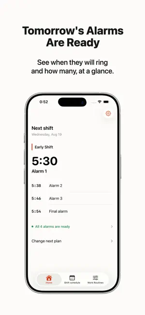 ShiftSet - Shift Work Alarm screenshot 4