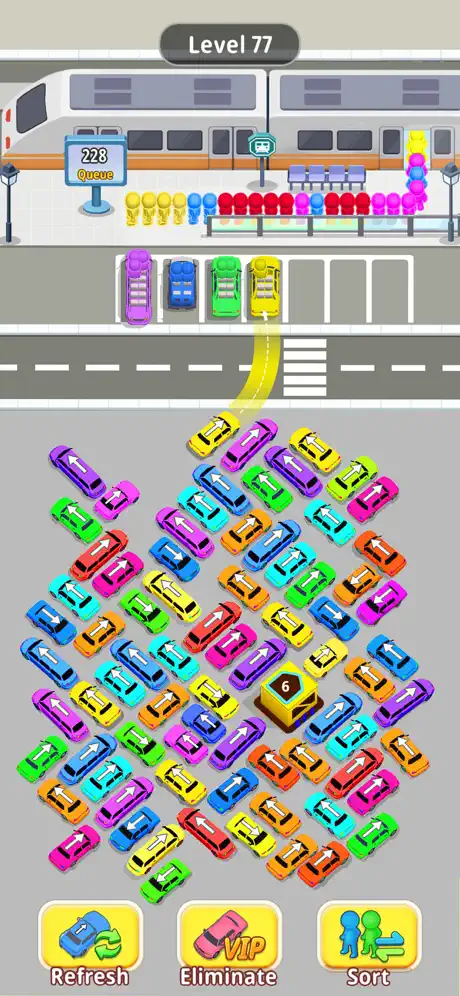 Traffic Out -バスゲーム 車の駐車場ジャムゲームアプリ screenshot 3