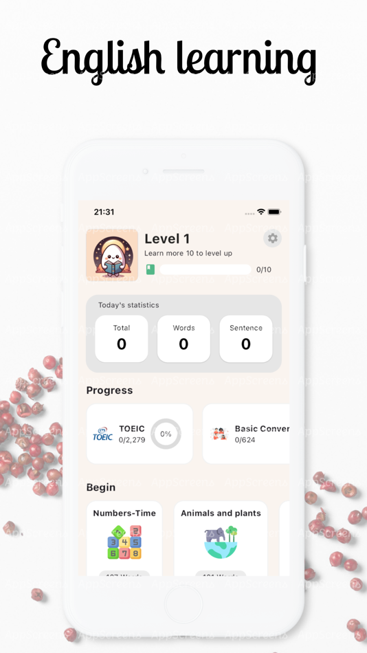 #1. Learn English - FlashCard (iOS) 由: Sao Hoang