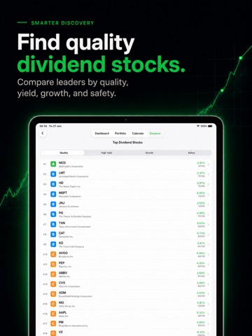 Dividend Tracker: US Stocks iPad screenshot