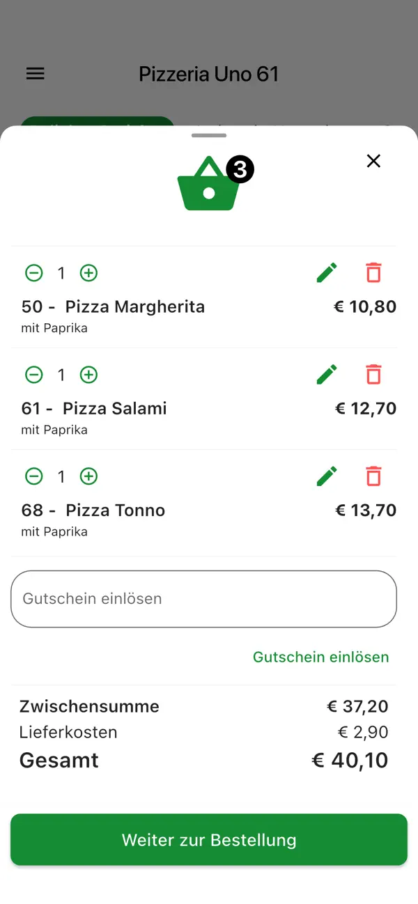 Screenshot #3 pour Pizzeria Uno
