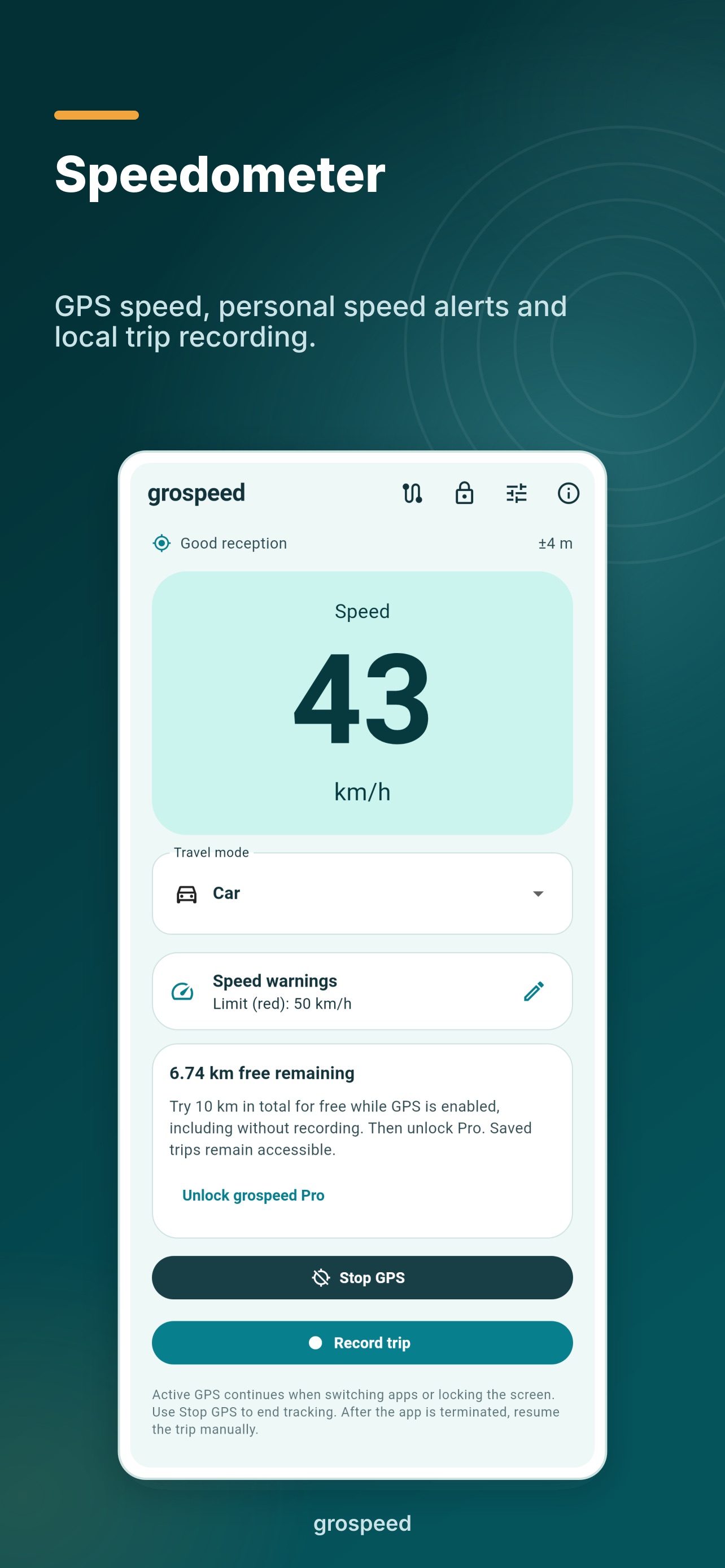 Screenshot 2 of grospeed