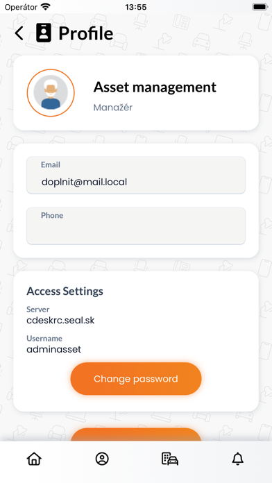 CDESK Asset Inventory Screenshot