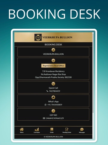 Veerkrupa Bullion Ltd iPad screenshot