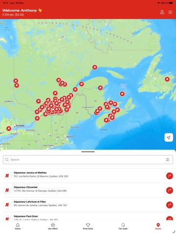 Proxi iPad screenshot