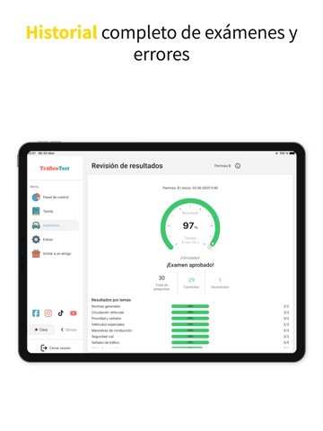 TraficoTest – Test DGT 2026 iPad screenshot 8