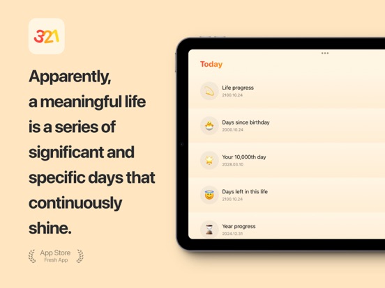 Screenshot #4 pour KeyDays：Day Counter & Tracker