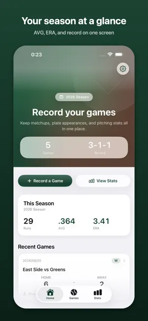 BaseMatch - Baseball Stats screenshot 1
