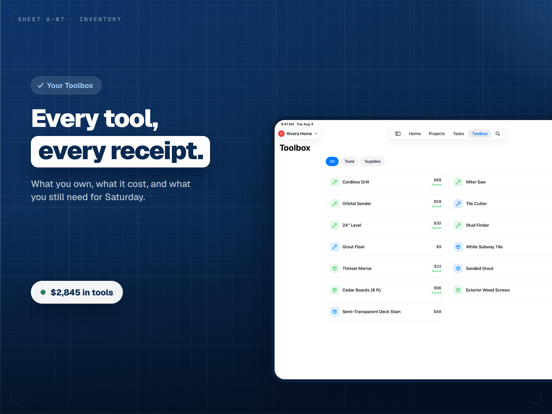 Blueprint: Home Projects & DIY iPad screenshot